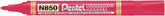 Pentel N850 Permanent Marker Bullet Tip - Red - Al Masam Stationery LLC